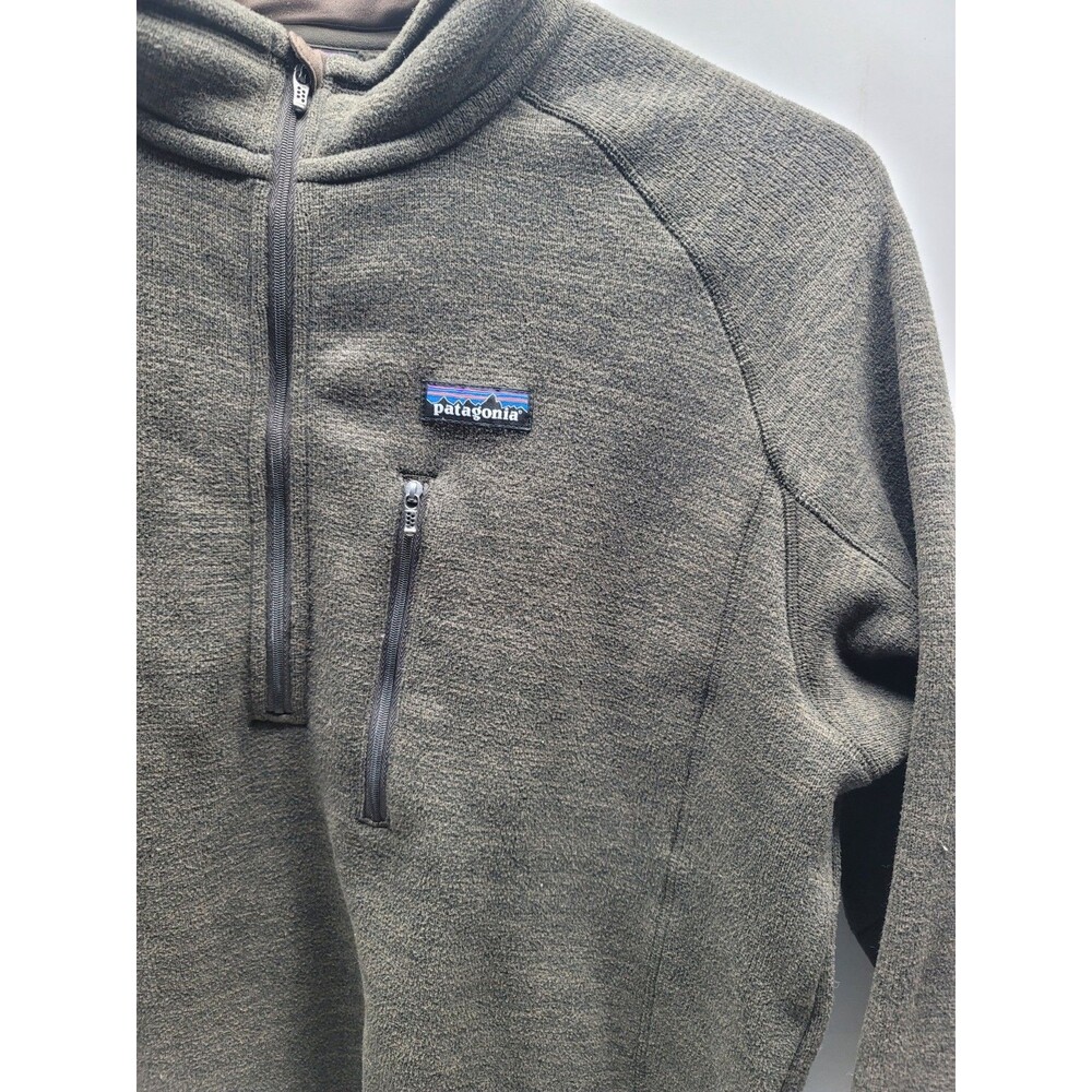 Patagonia Better Sweater Mens XL 1/4 Zip Fleece Pullover Jacket Brown 25521 - Picture 2 of 11